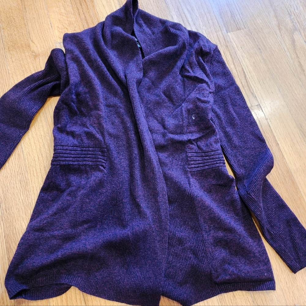 Apt 9 Purple Cardigan petite Small